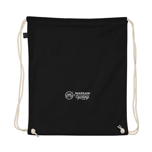 Organic Cotton Drawstring Bag - Warsaw Cycling Club